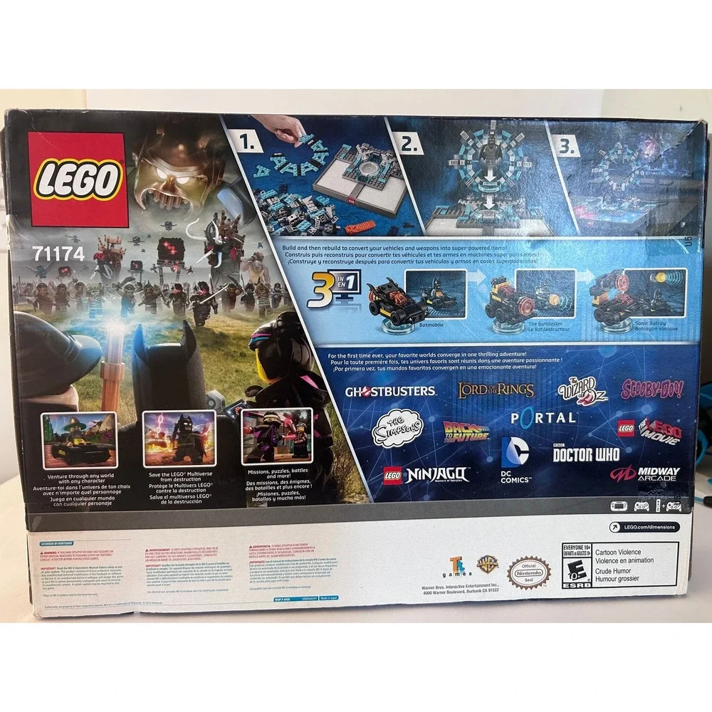 LEGO Dimensions Nintendo Wii U New Factory Sealed 71174 Starter Pack Batman